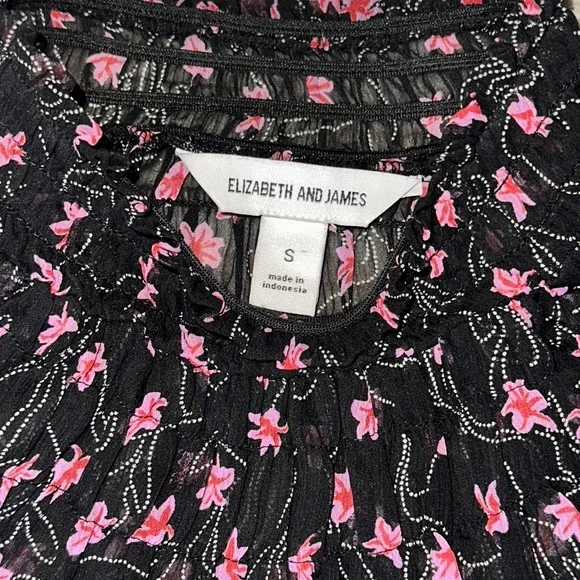 ELIZABETH AND JAMES semi sheer blouse - Picture 7 of 10